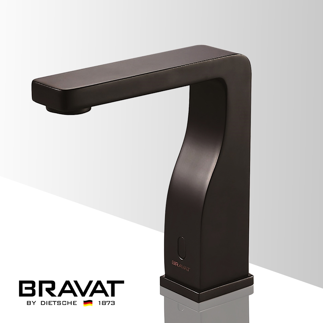 Bravat Automatic Oil Rubbed Bronze Commercial Sensor Faucet